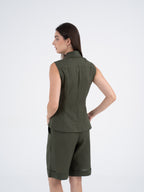 Sienna Wrap Linen Vest