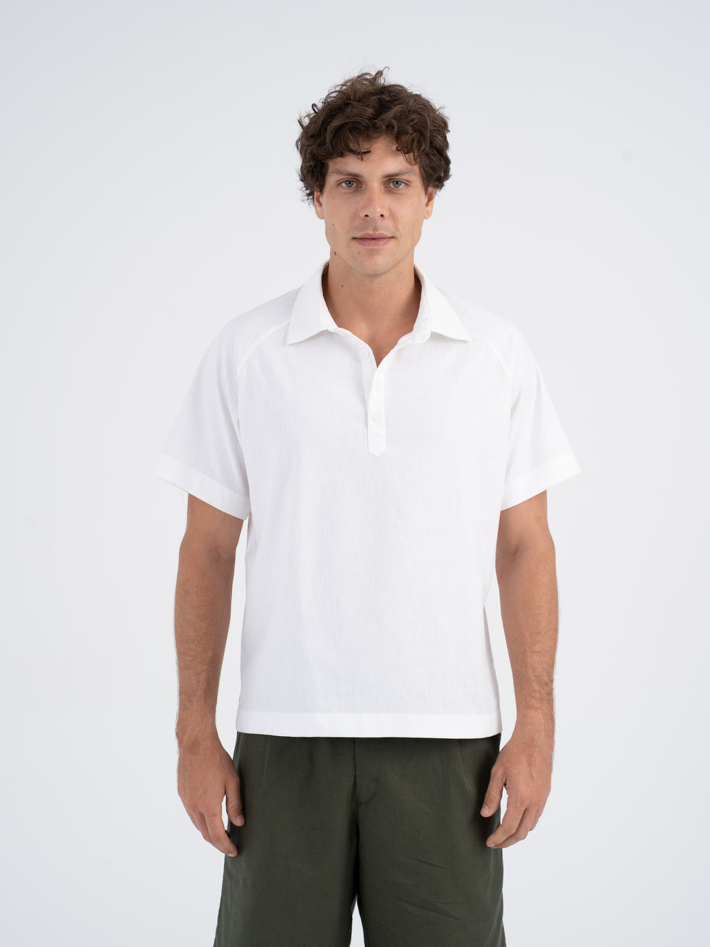 Kai Linen Polo in Pure Linen