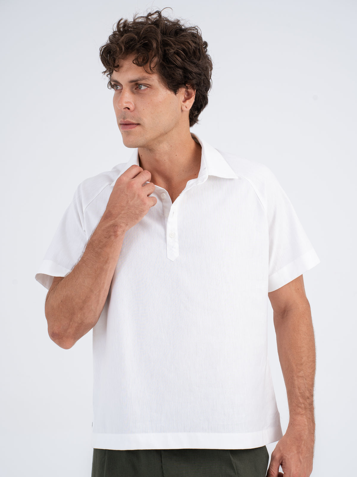 Kai Linen Polo in Pure Linen