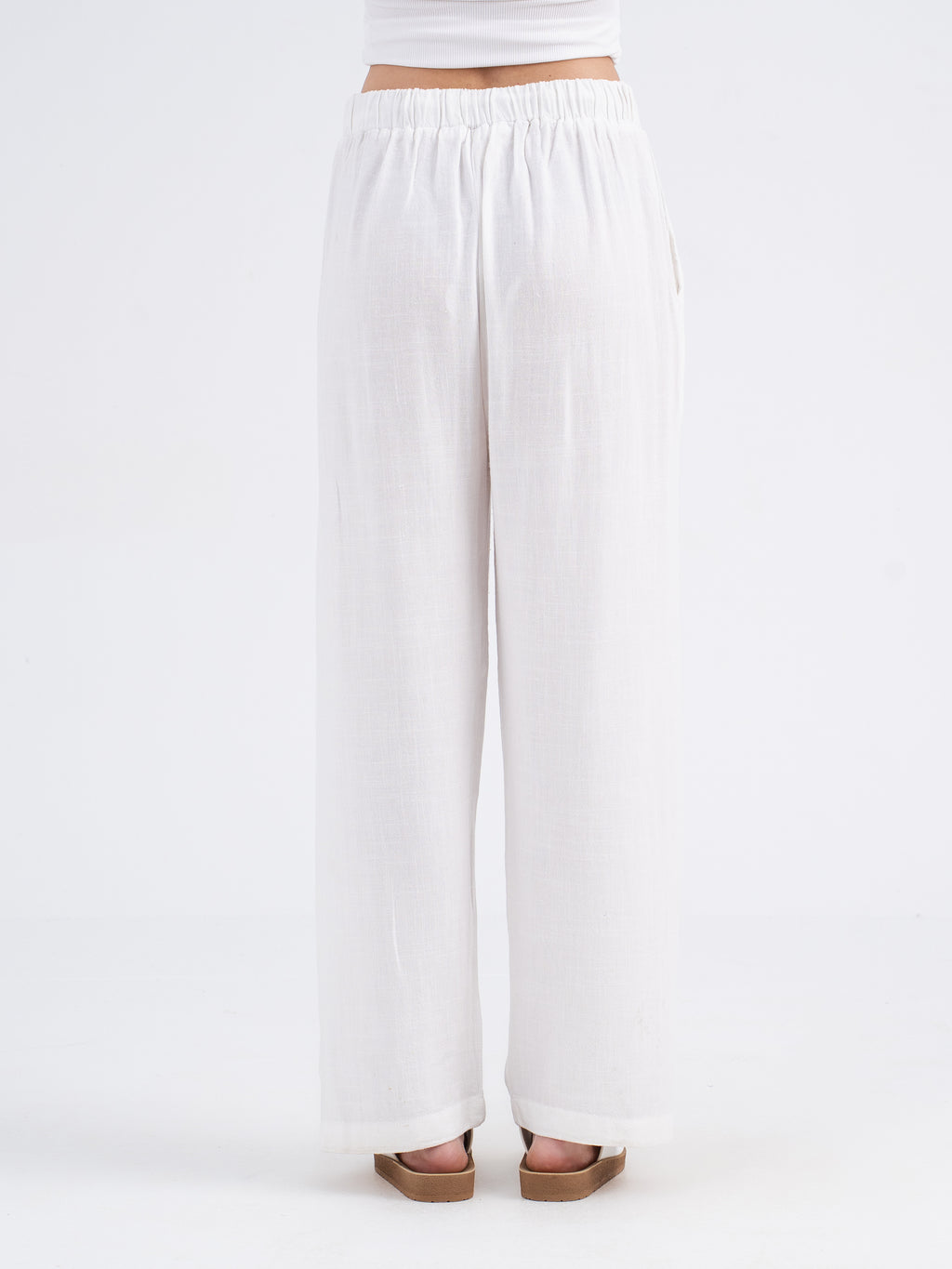 Valoria Straight Linen Pants