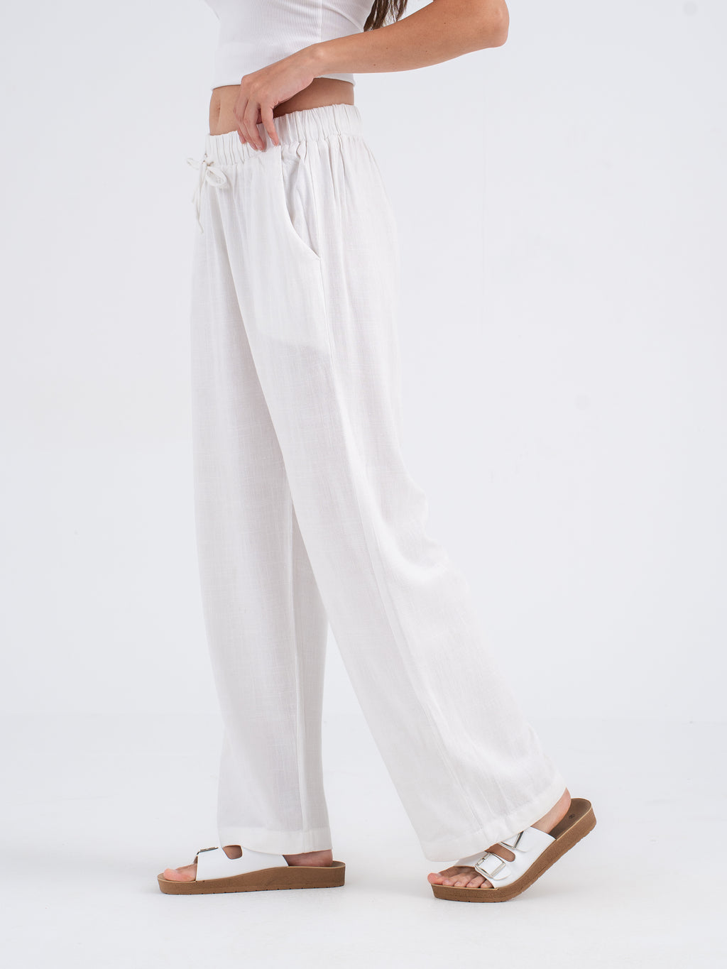 Valoria Straight Linen Pants