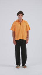 Ryder Hand-Embroidered Linen Polo