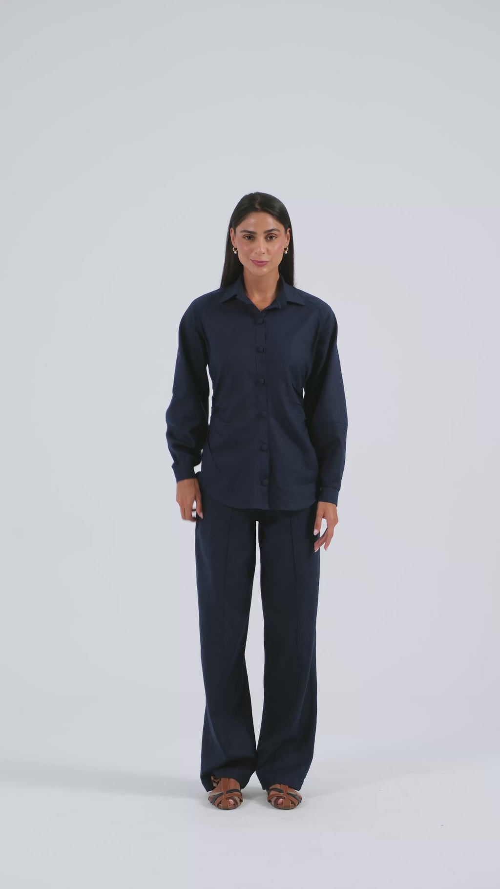 Luna Wide-Leg Linen Pants