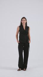 Luna Wide-Leg Linen Pants