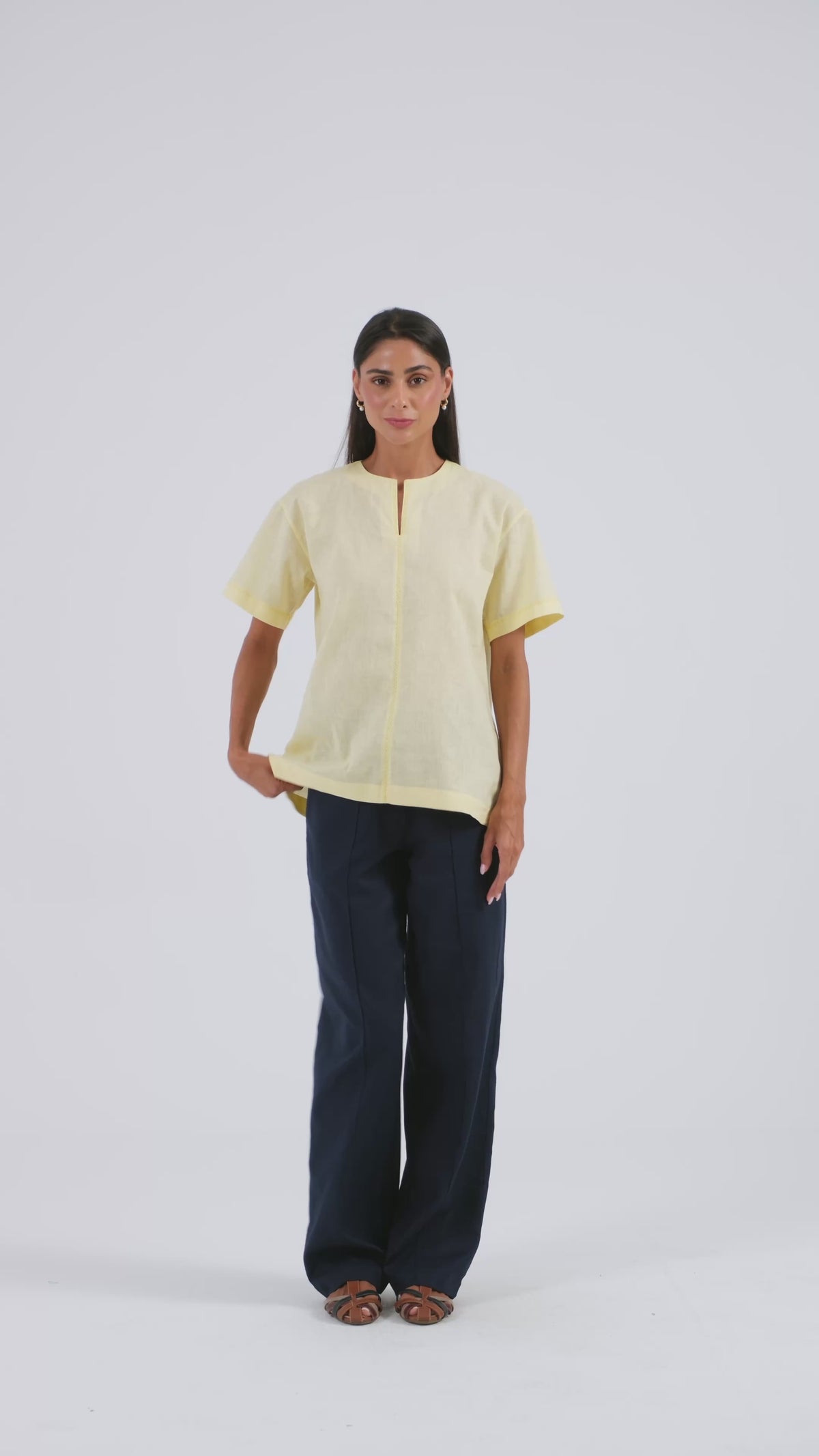 Mason Hand-Embroidered Linen Shirt